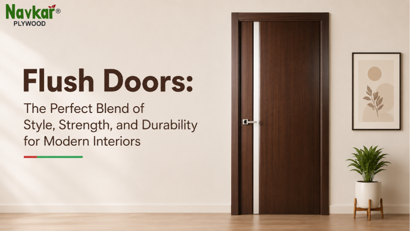Flush Doors: The Perfect Blend of Style, Strength, and Durability for Modern Interiors