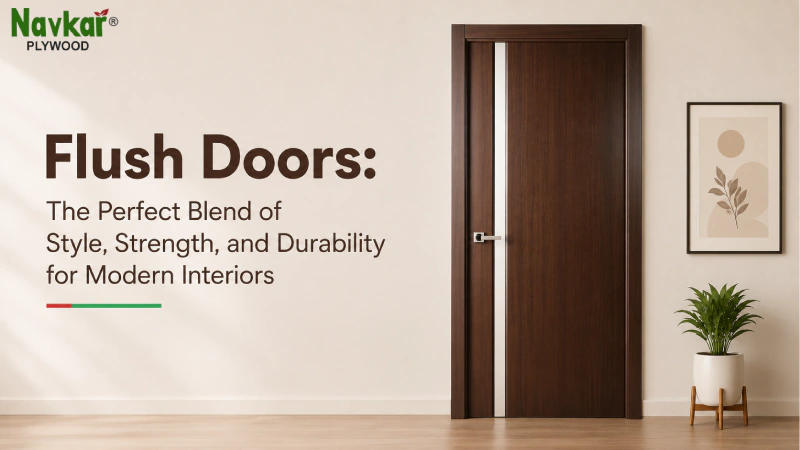Flush Doors: The Perfect Blend of Style, Strength, and Durability for Modern Interiors